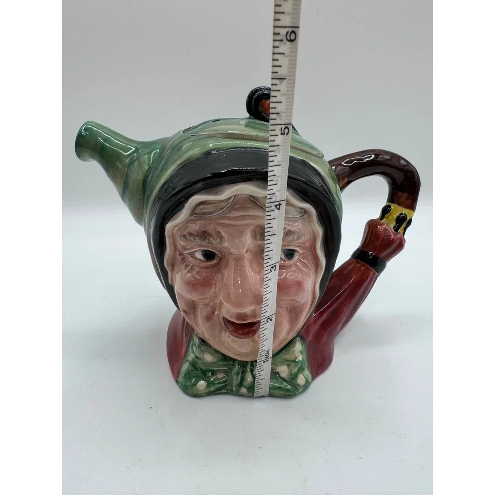 Vintage Beswick England Character Teapot #691 Granny‎ Figurine Pottery 6